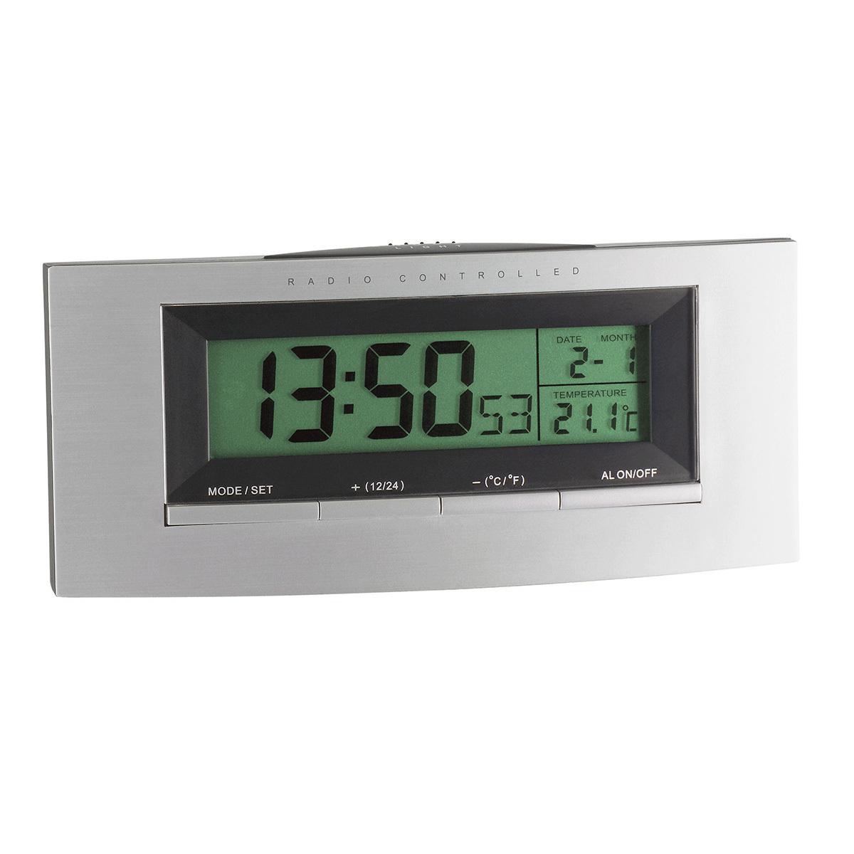98.1030 Digitaler Funkwecker mit Temperatur