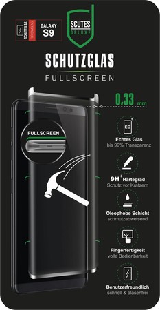 3D Schutzglas schwarz S9
