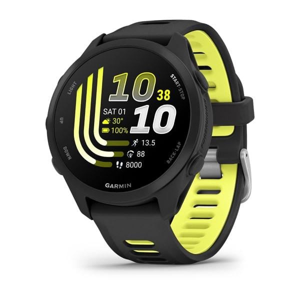 Forerunner 170 Schwarz mit Schnellwechsel-Silikon Armband 20 mm  Smartwatch