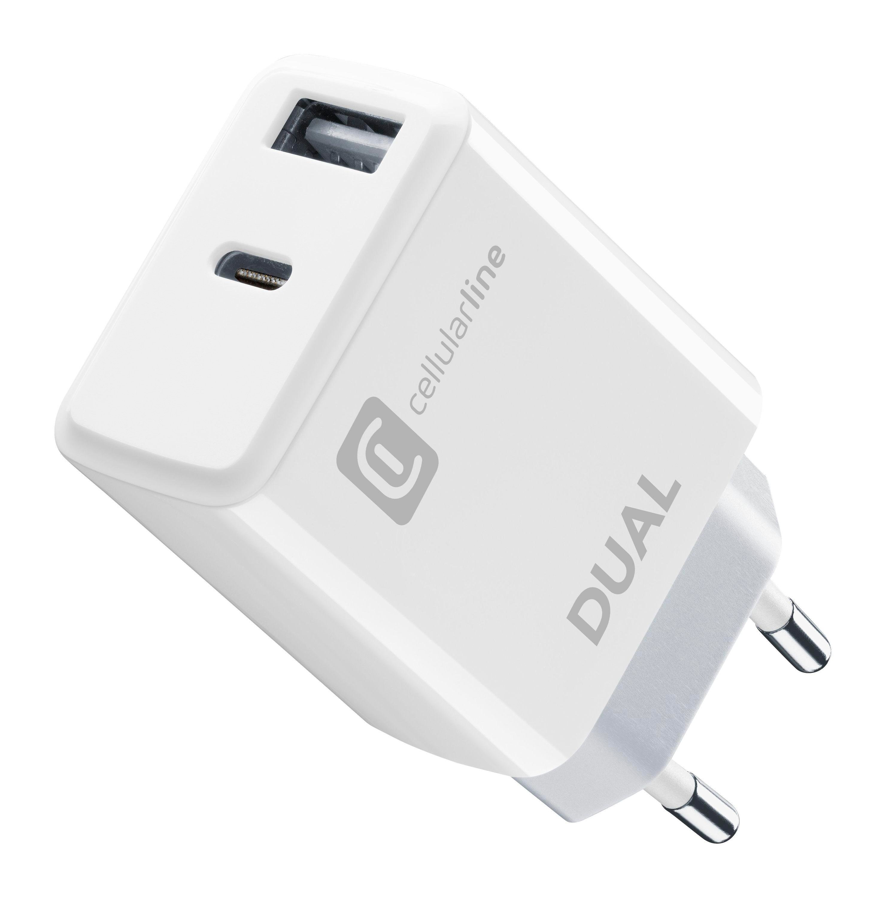 Dual Port Travel Charger 20W White (60015)