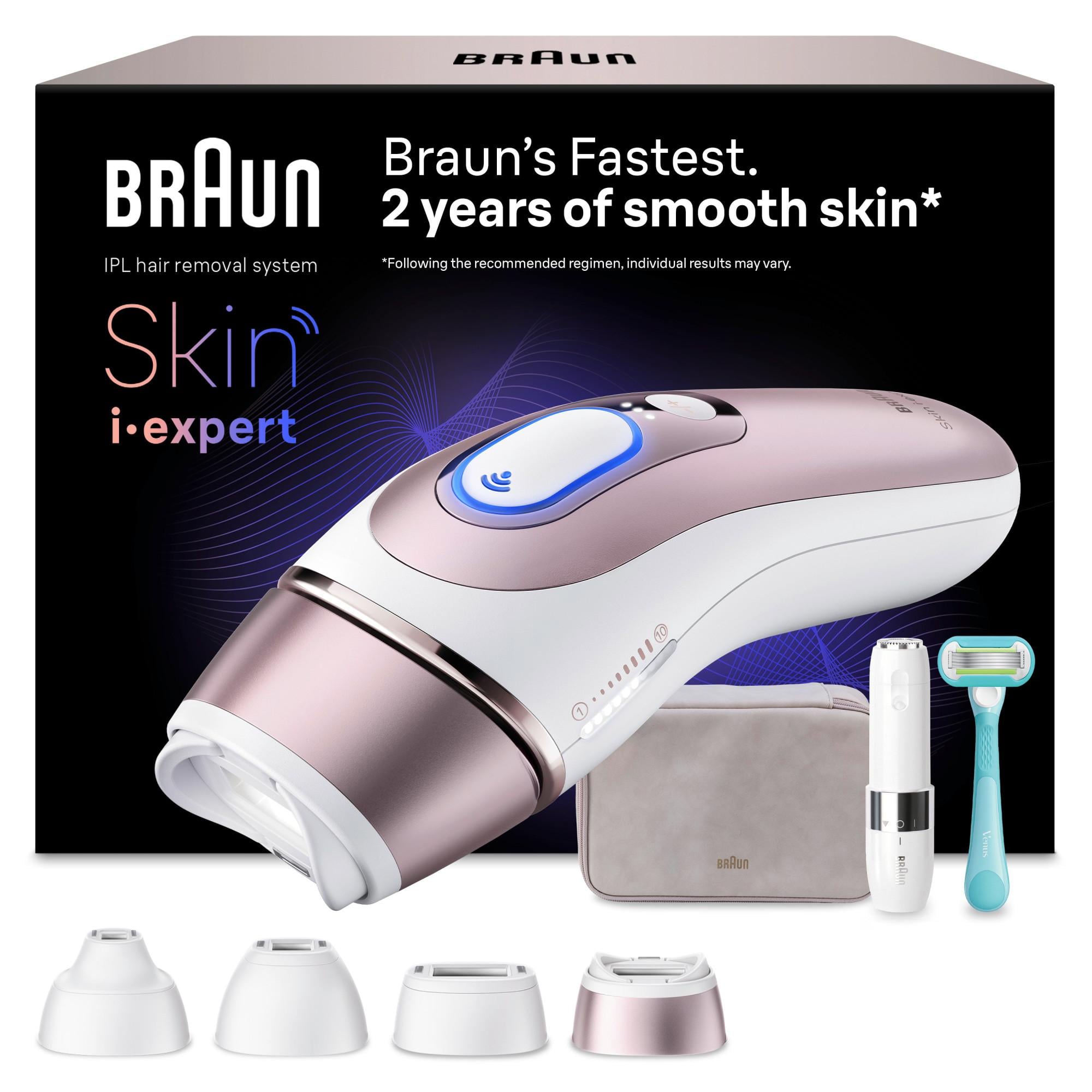 Smart IPL Skin i·expert, professionelle Haarentfernung, 4 smarte Aufsätze, PL7432 IPL Haarentferner