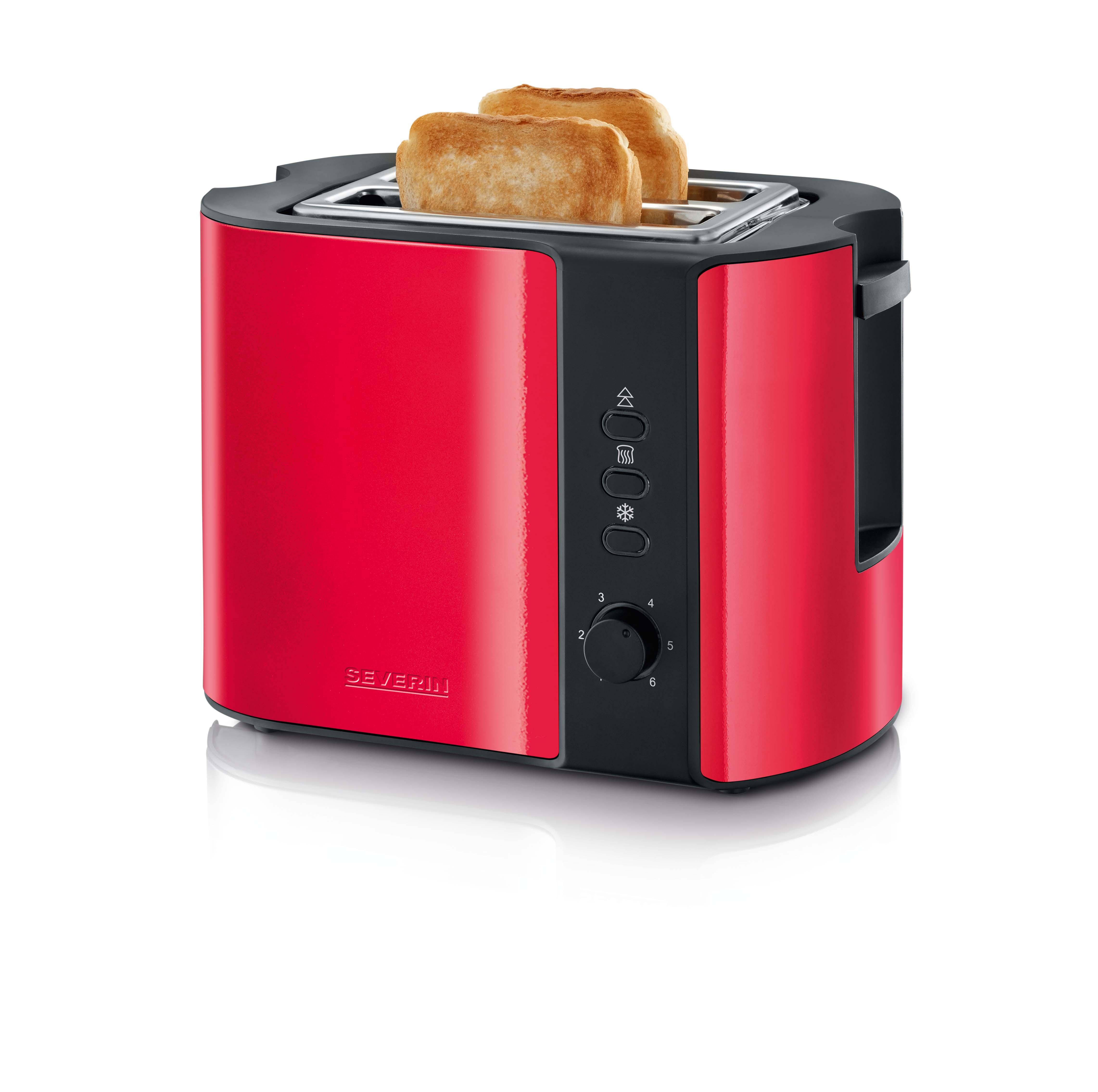 AT 2217 FireRed Metallic schwarz Toaster