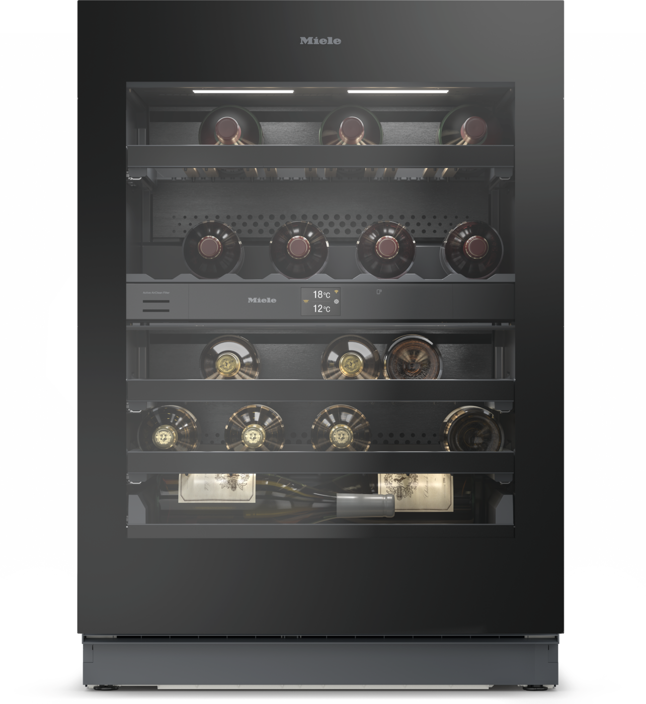KWTUS 7196 E obsw Unterbau-Weintemperierschrank