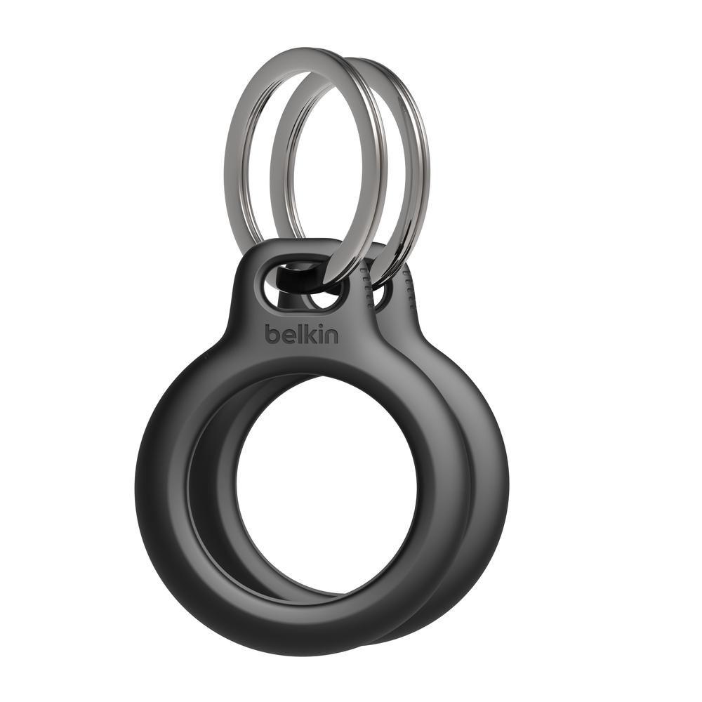2er-Pack Secure Holder mit Schlüsselanhänger Apple AirTag schwarz