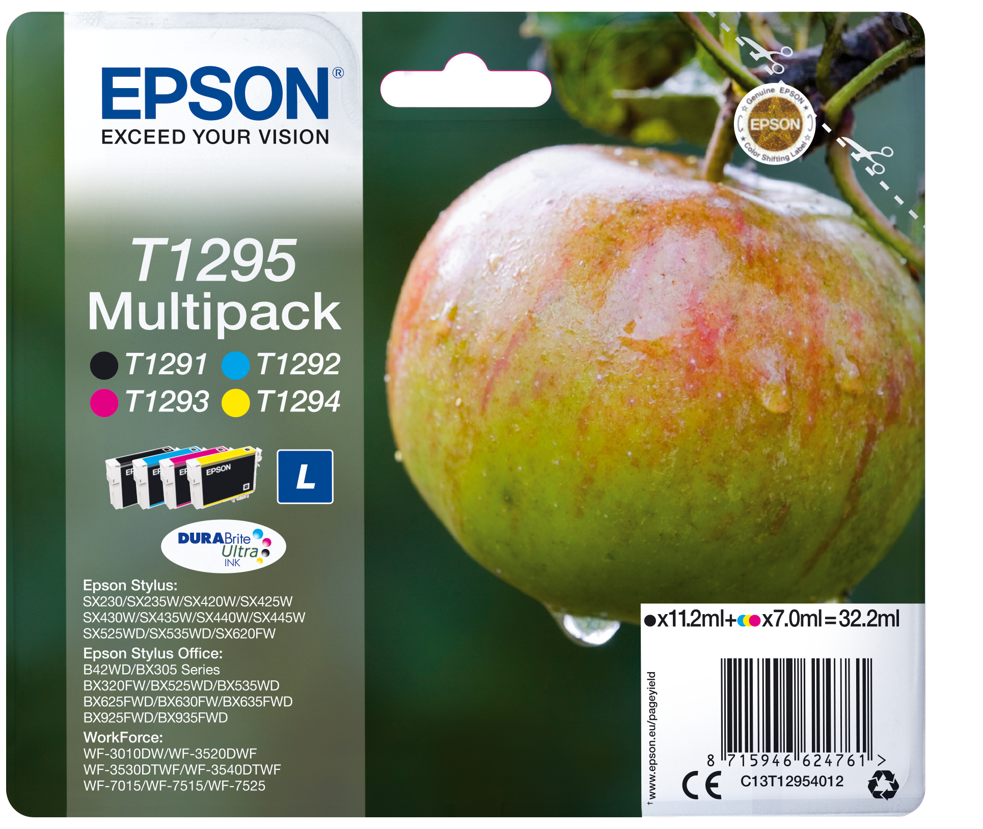 C13T1295 L Apfel MultiPack Druckerpatrone
