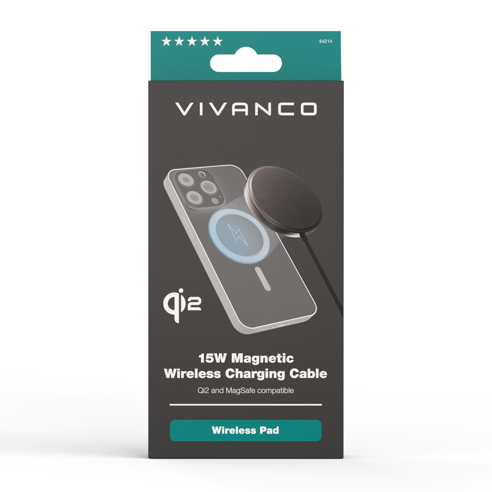 Qi2 Magnetic Wireless Charging Cable, 15.0W (64214)