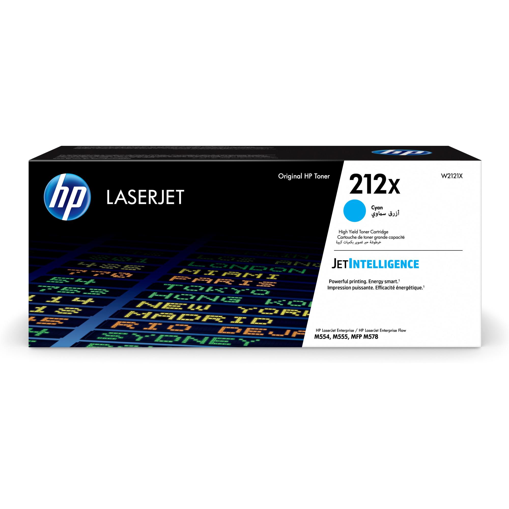 212X Cyan Original LaserJet Tonerkartusche mit hoher Reichweite