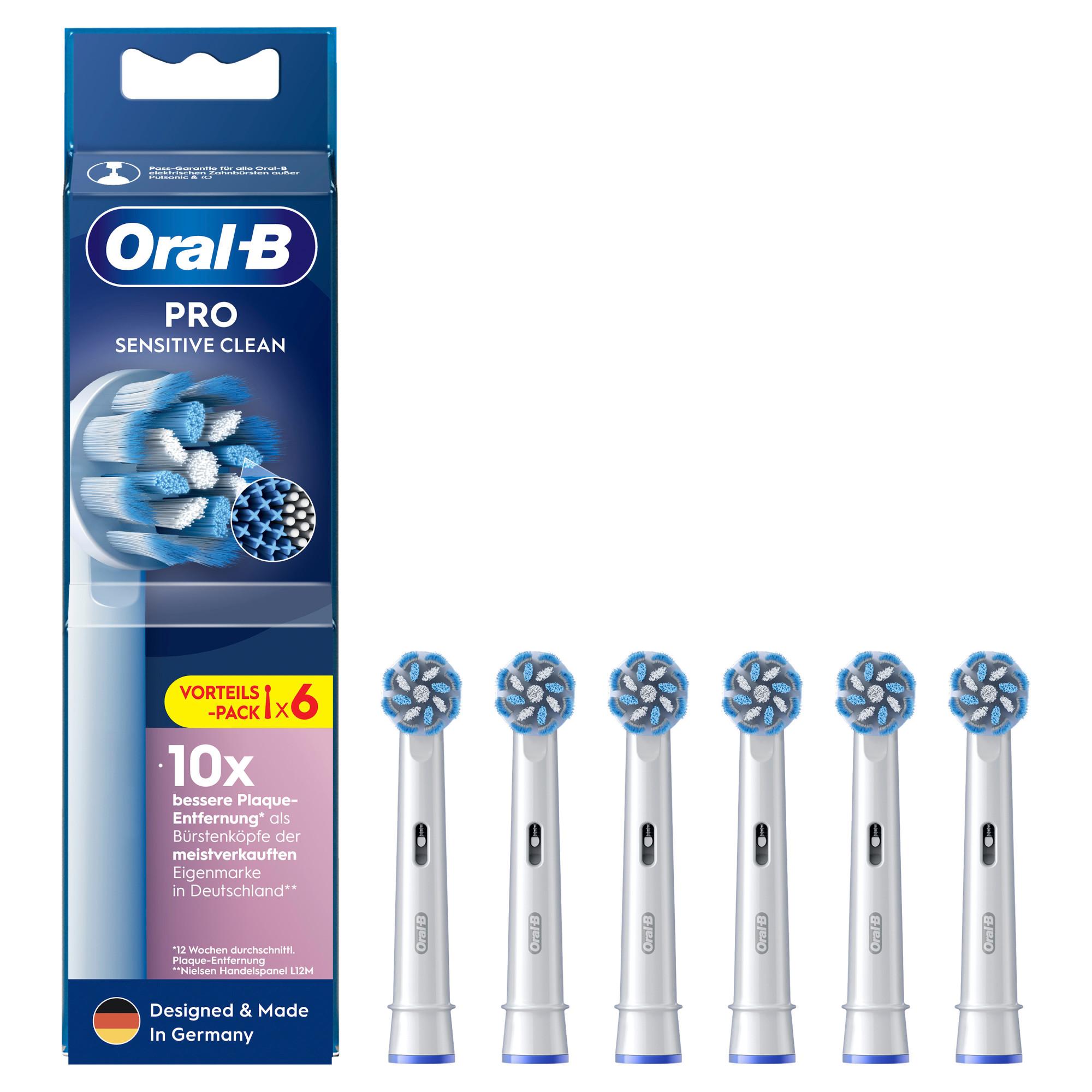 Pro Sensitive Clean, 6 Stück Aufsteckbürsten