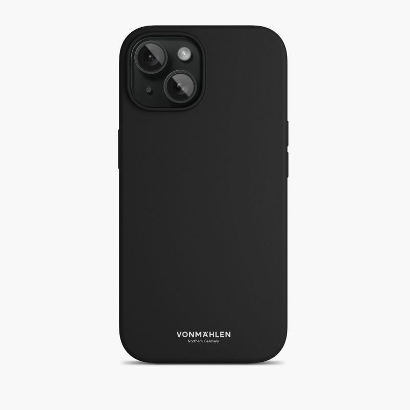 Eco Silicone Case - Schutzhülle aus Silikon, MagSafe kompatibel, für iPhone 15, Black Handyhülle