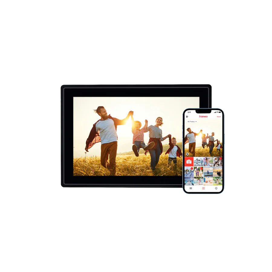 Smart Frame WiFi 100 Schwarz Digitaler Bilderrahmen