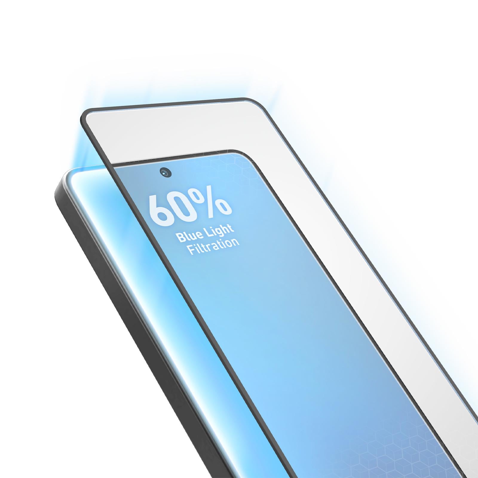 Full Cover Schutzglas Anti-Blaulicht mit Eyesafe® CPF60 Technologie für Samsung S26+