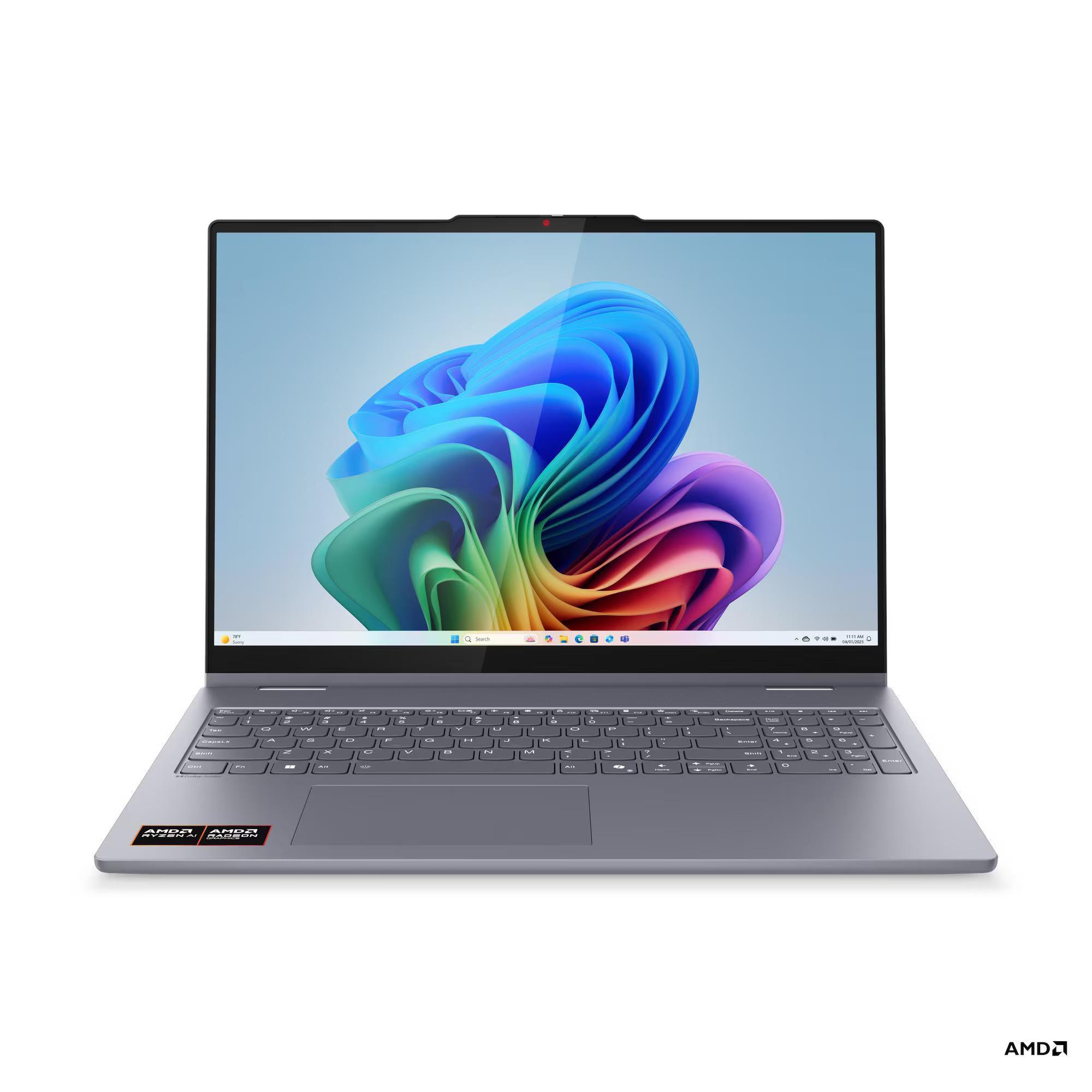 IdeaPad 5 2-in-1 16AKP10, Luna Grey, 16 Zoll, Touch, WUXGA, IPS, AMD Ryzen AI 5 340, 16 GB, 512 GB