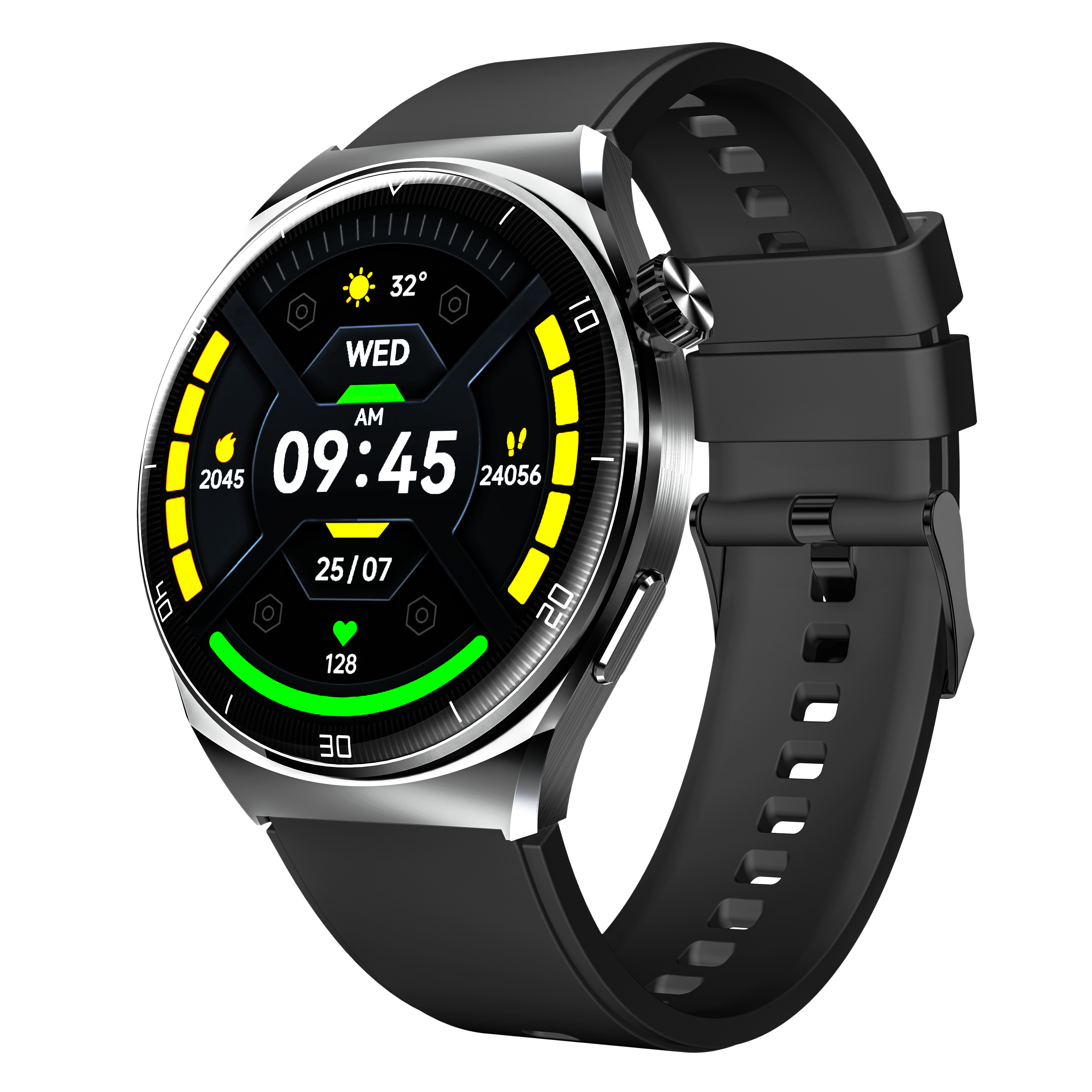 Watch 401, Black Metal Smartwatch