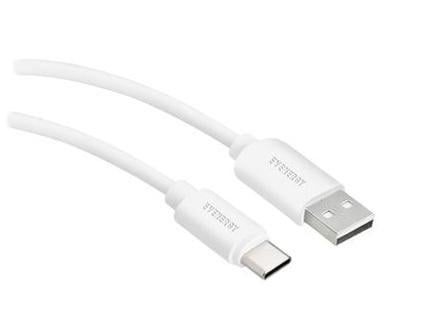 USB-A auf USB-C Kabel Daten- und Ladekabel USB-A auf USB-C mit 1 Meter Länge, Weiß