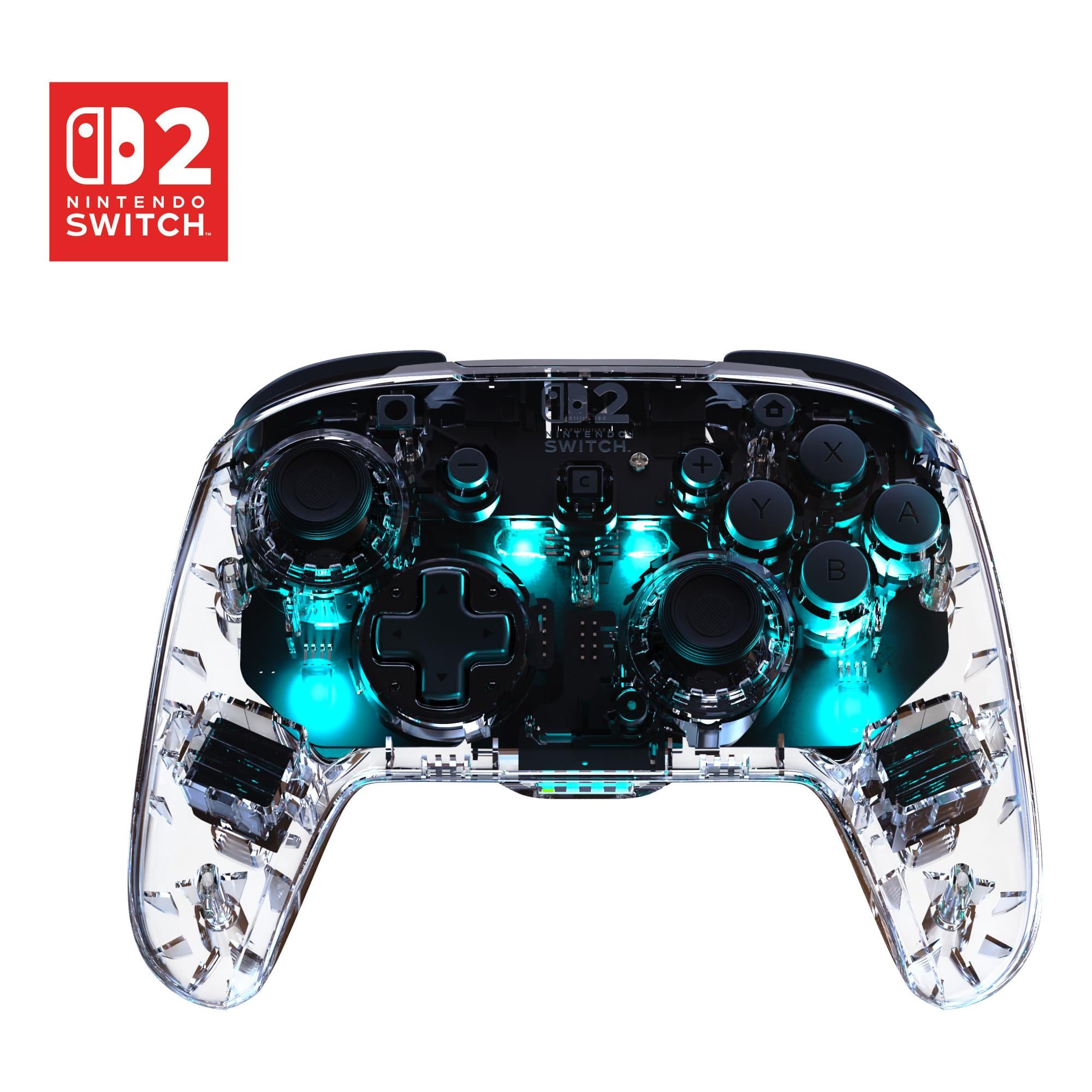Afterglow Wireless Controller für Nintendo Switch 2, Transparent