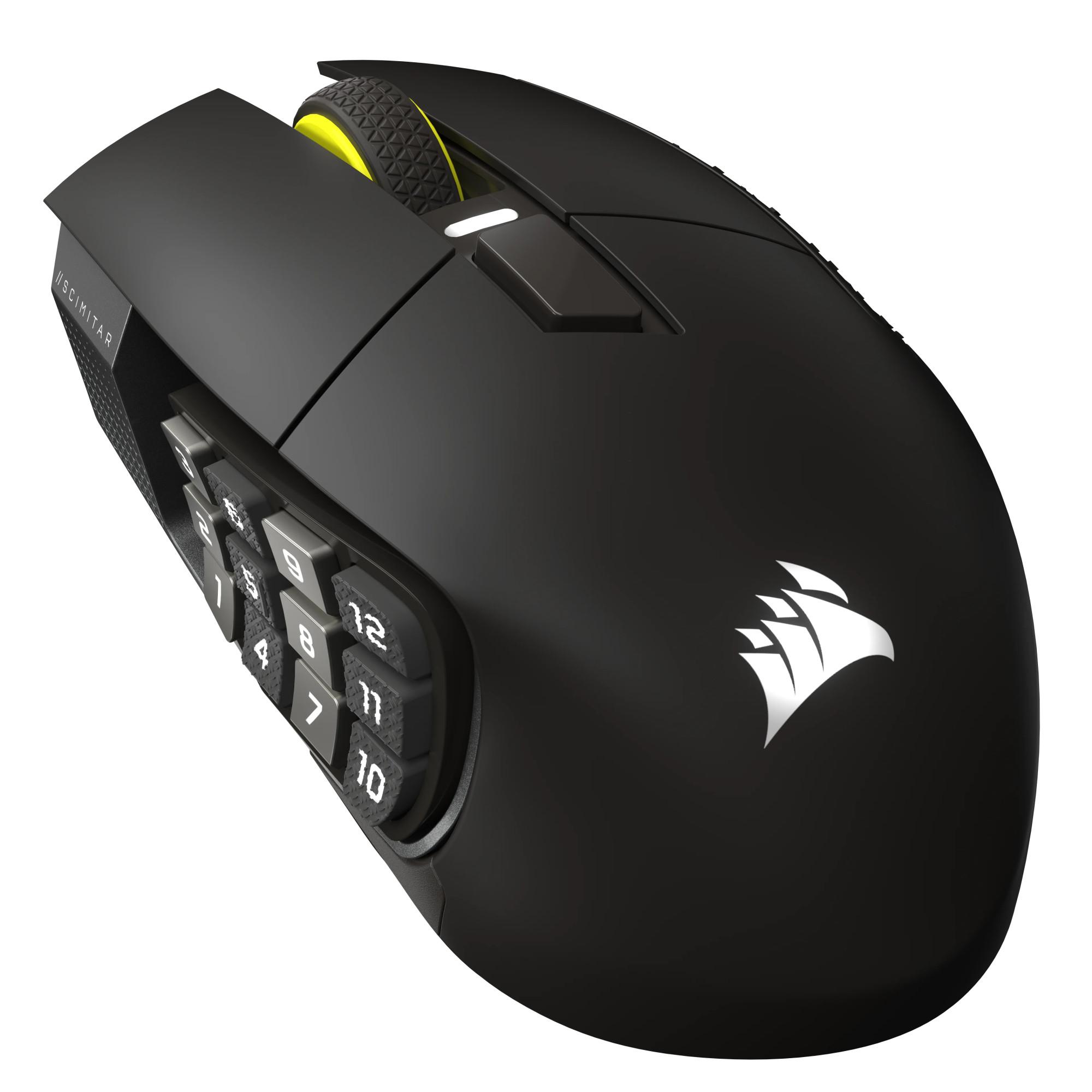 SCIMITAR ELITE WIRELESS SE MMO Gaming-Maus, Gun Metal
