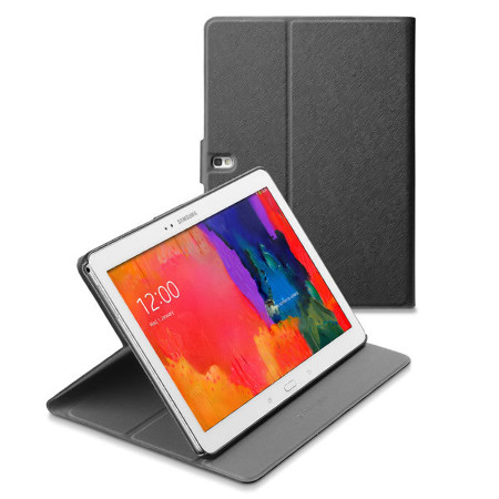 Klapptasche mit Standfunktion für Samsung Tab Pro schwarz