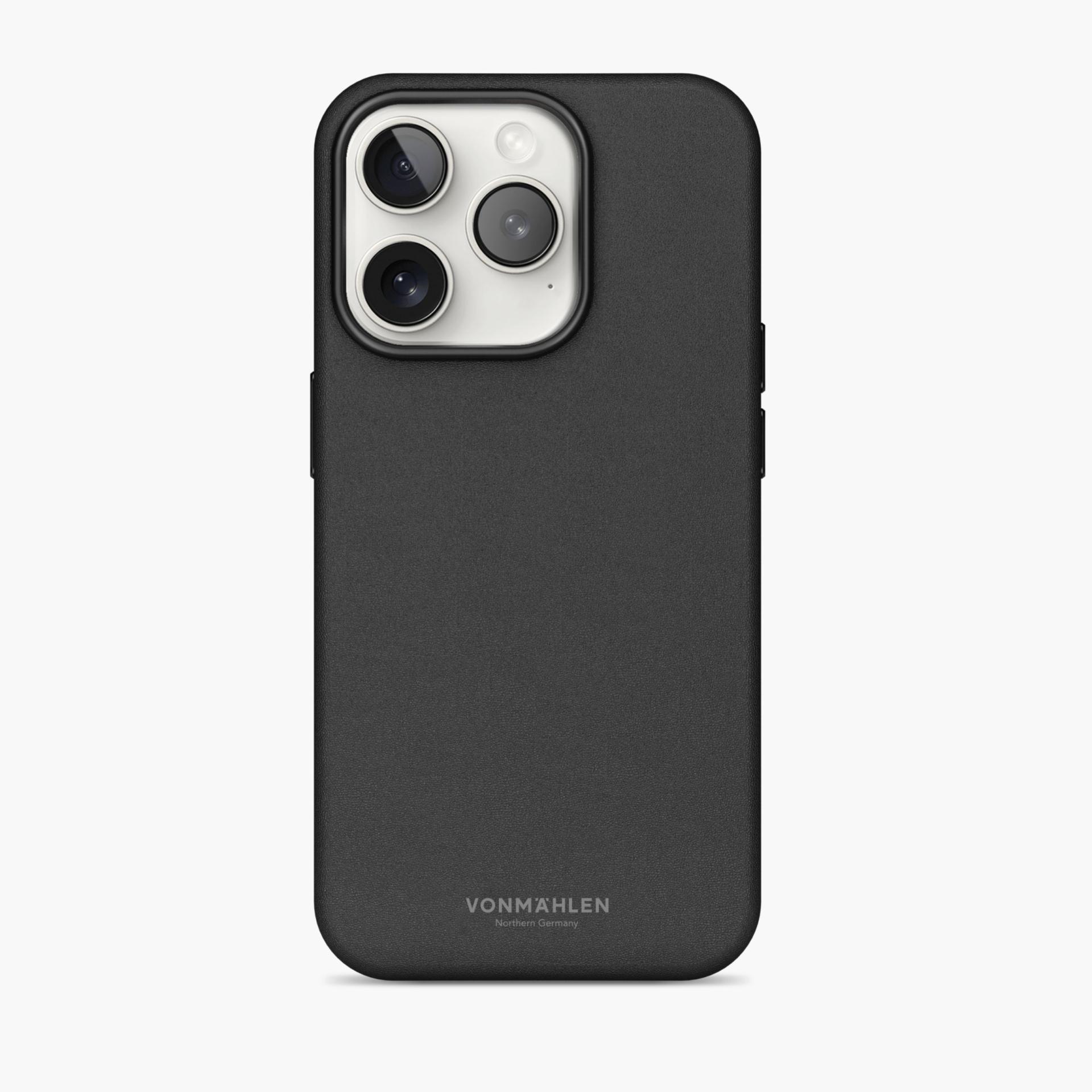 Like Leather Case - Schutzhülle, MagSafe kompatibel iPhone 16 Pro, Black Handyhülle