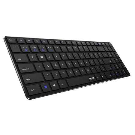 Kabellose Touch-Tastatur "E9100M Multi-mode Ultra-Slim", Schwarz