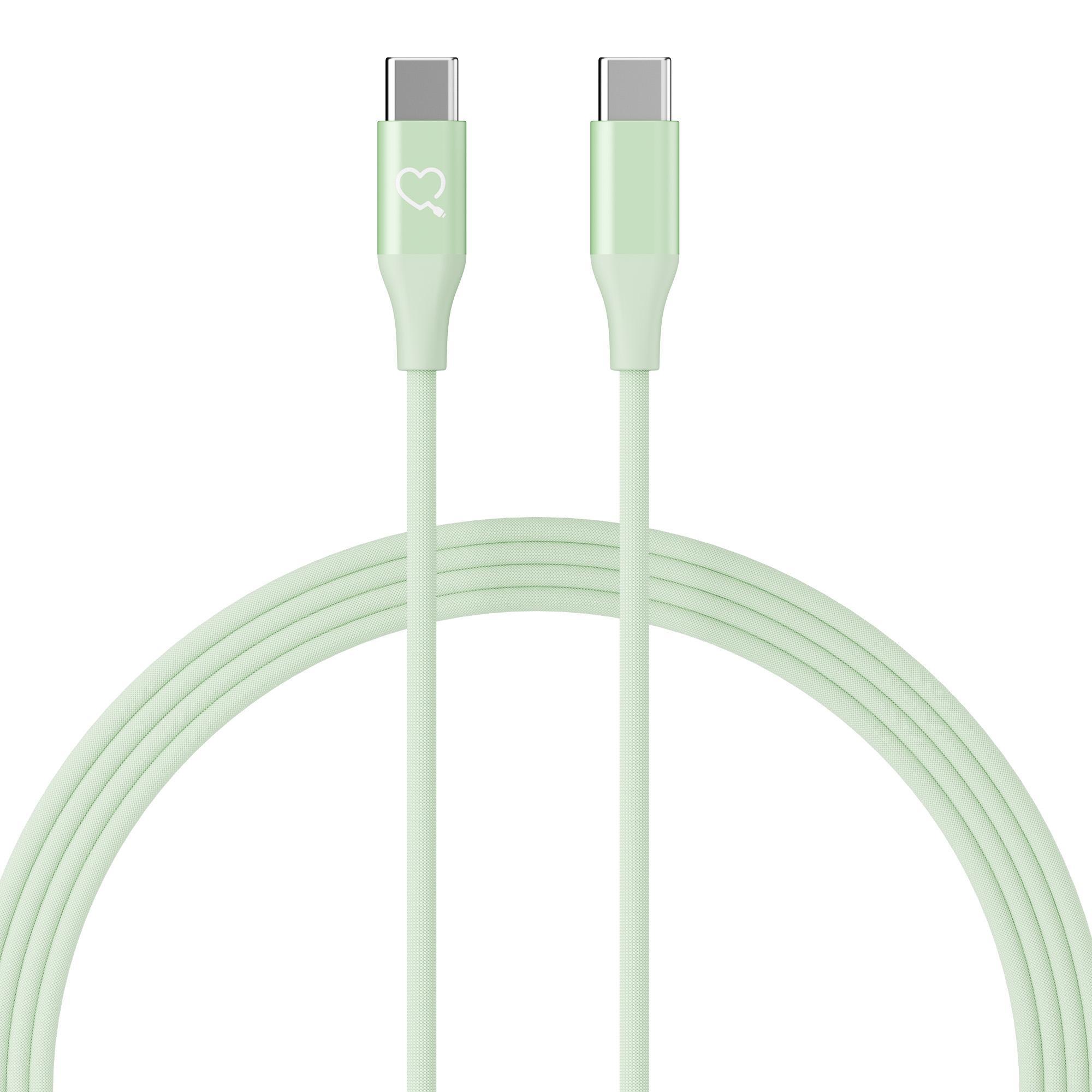 Premium Ladekabel USB Typ C auf USB Typ C 60W 1.5m Mint