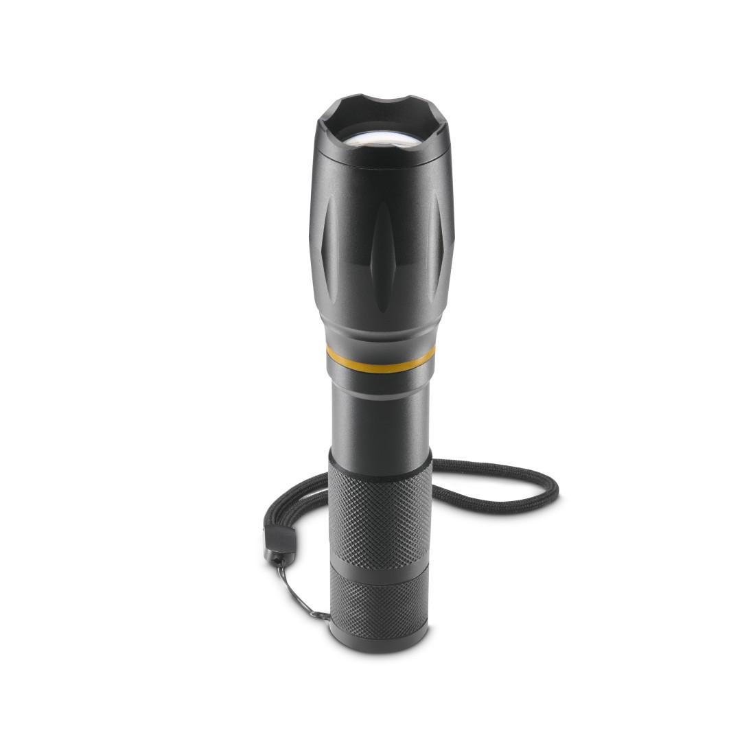 LED-Taschenlampe "W200", Batterien, Zoom, COB, Aluminium, 3 Modi (00228620)