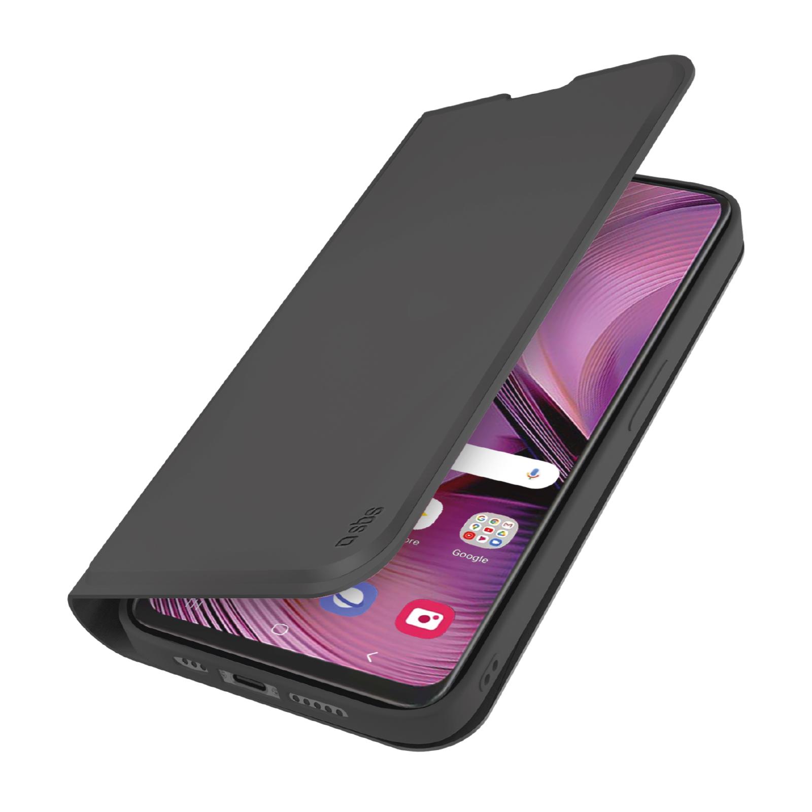 Wallet Motorola G55, nero Handyhülle