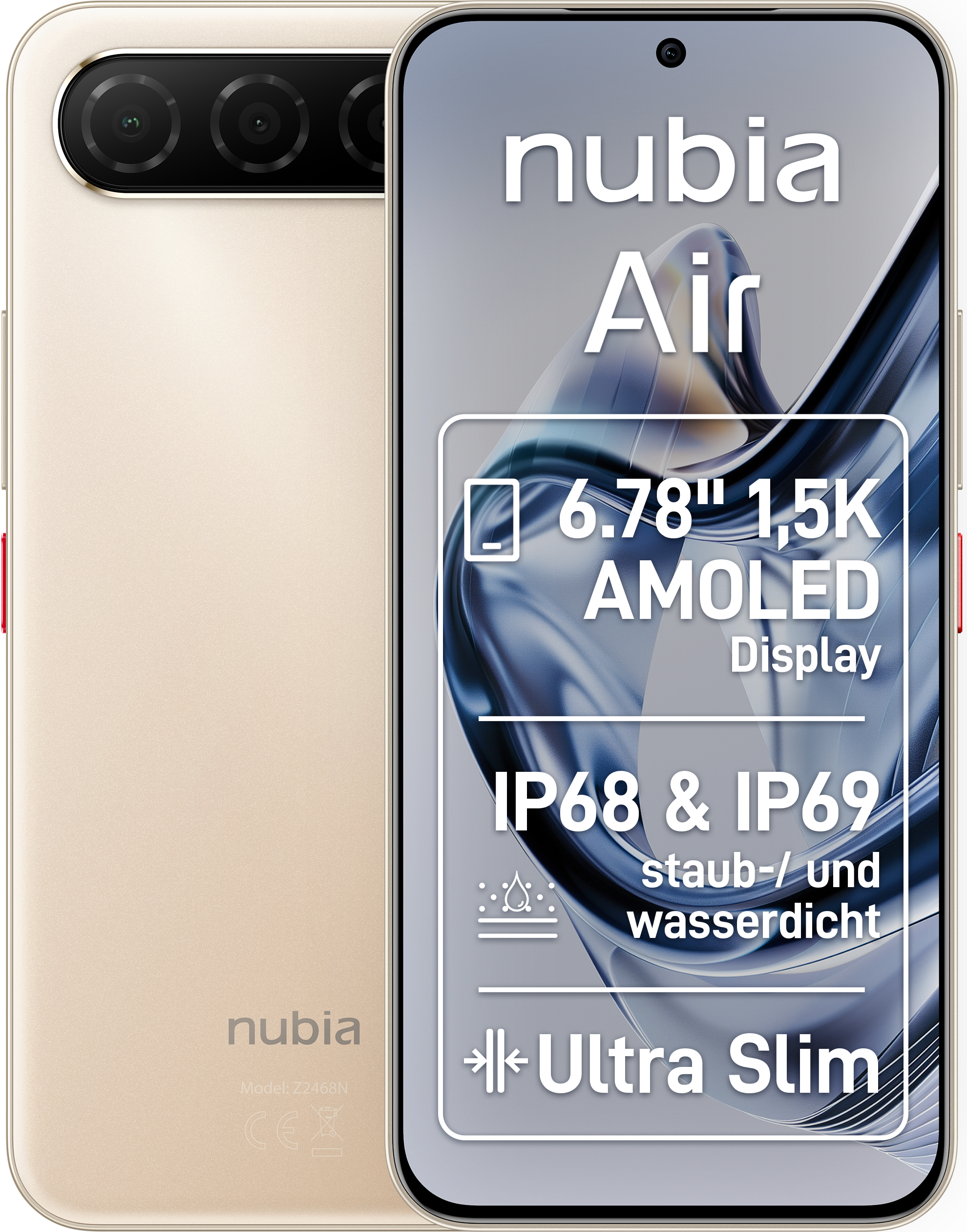 Air 5G 8GB + 256GB Gold Smartphone