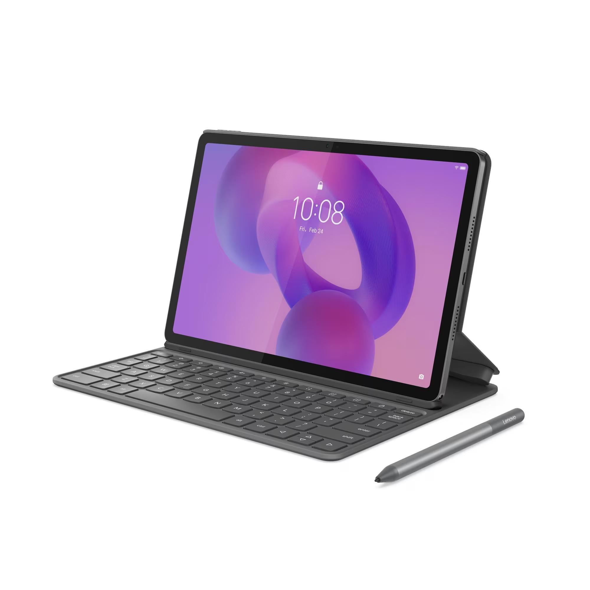 Idea Tab + Stift + Folio Tastatur, 6 GB + 128 GB, Luna Grey, 11 Zoll