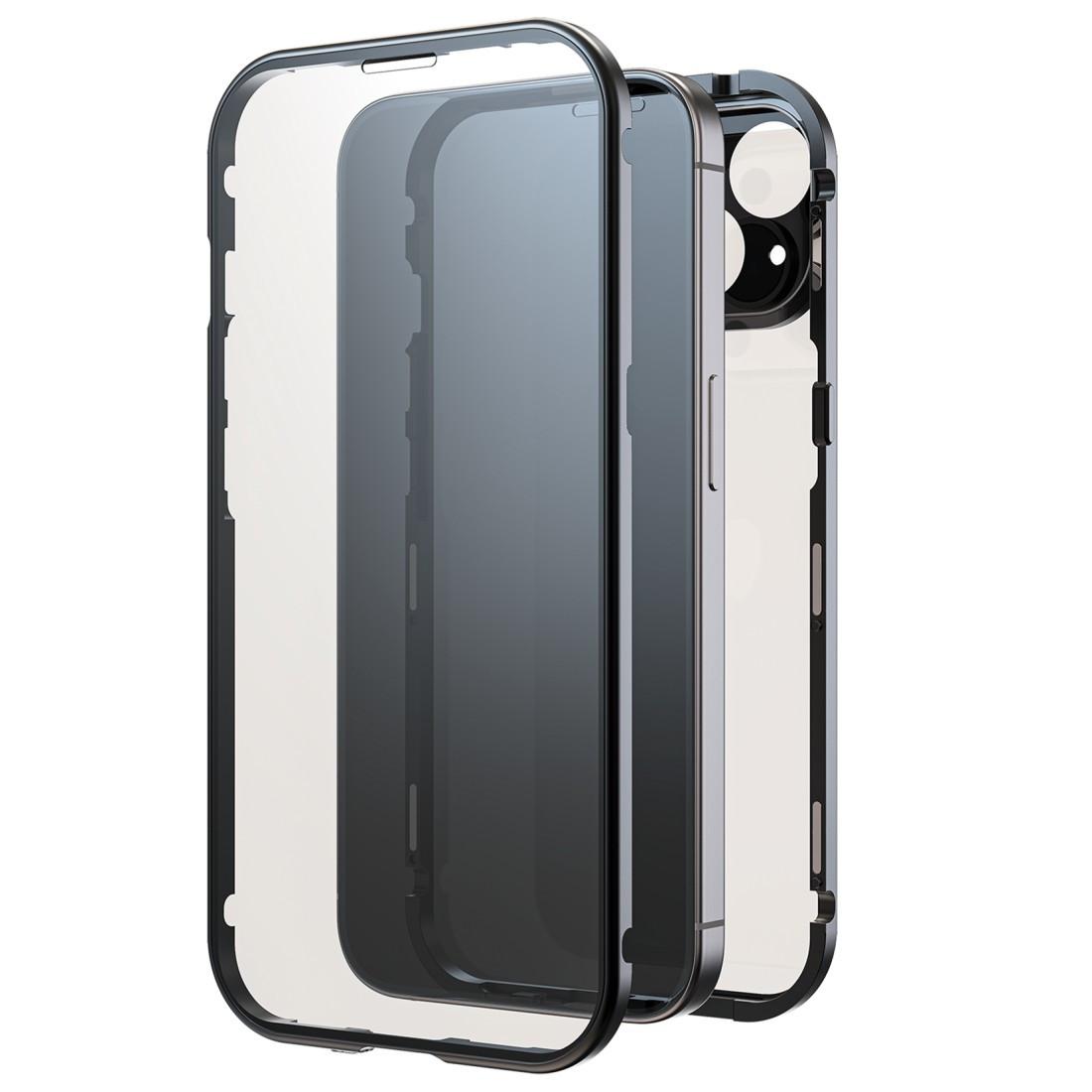 Cover "360° Glass" für Apple iPhone 16, Schwarz (00228084)