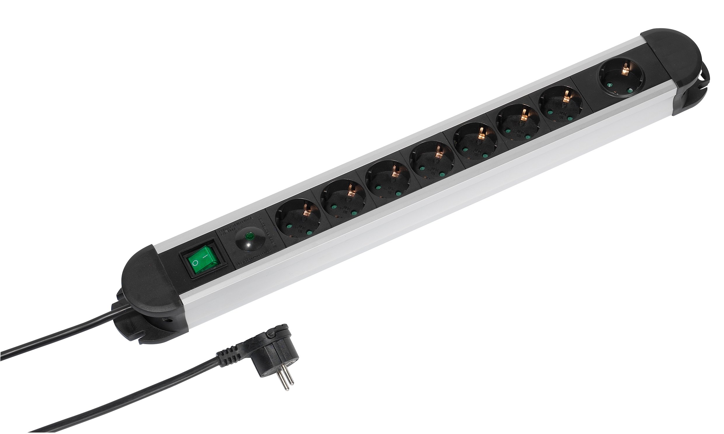 8-fach Steckdosenleiste mit Überspannungsschutz, schaltbar (37661)