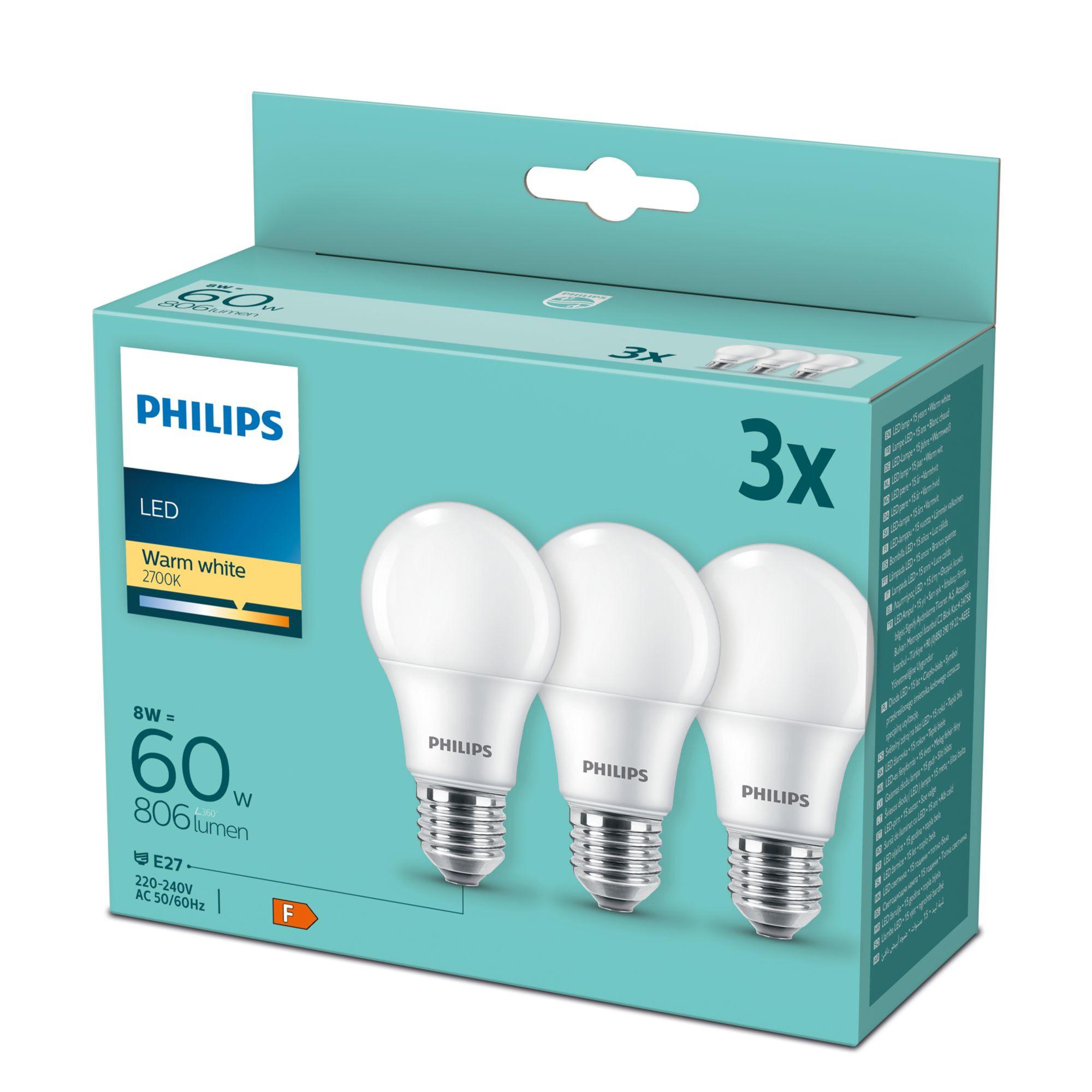 LED-Lampe, 60W,E27, warmweiß (00004752)