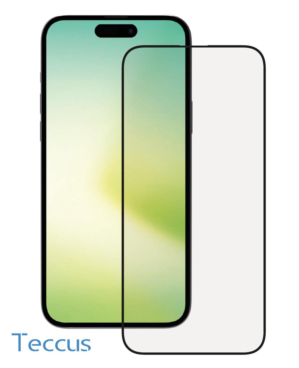 Set 2.5D FullScreen Displayschutzglas für iPhone 15 Plus, 2 Stück (63997)