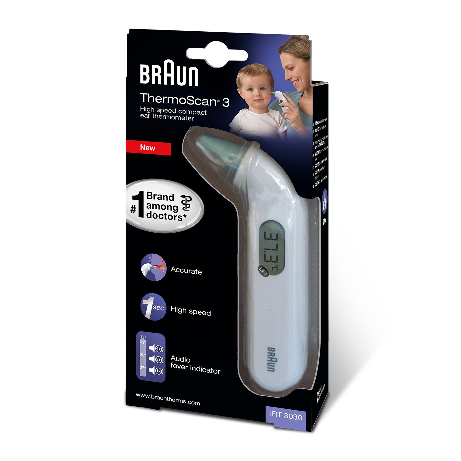 ThermoScan 3 | IRT3030 Infrarot-Ohrthermometer