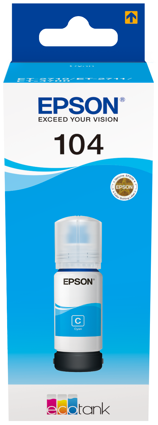 C13T00P240 cyan (104) Tintenflasche