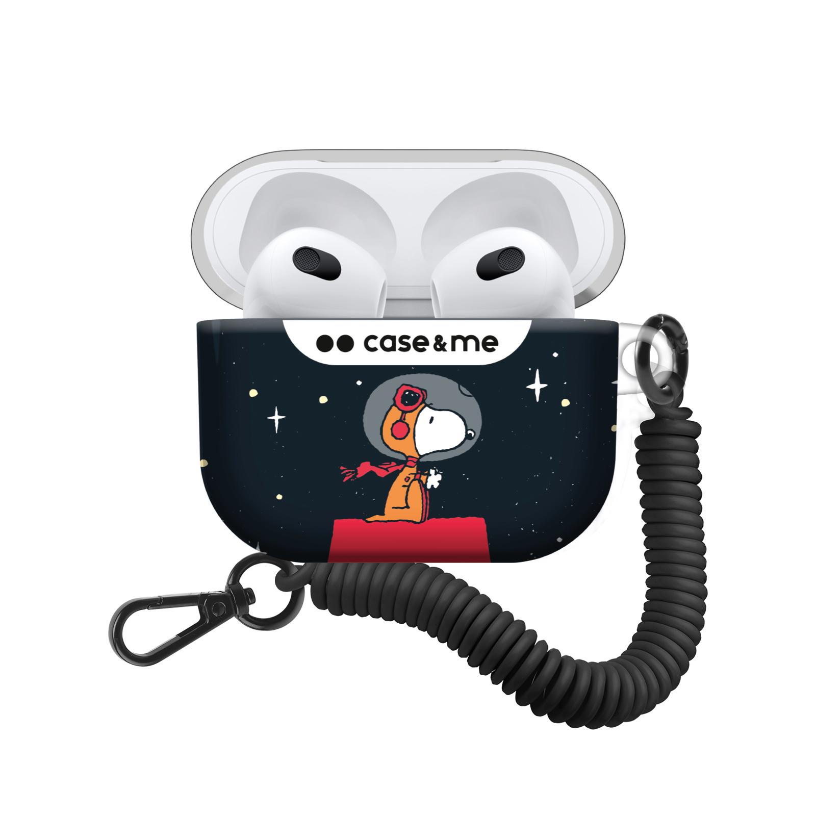 Hülle für AirPods 3 mit elastischem Trageband, Space Traveller