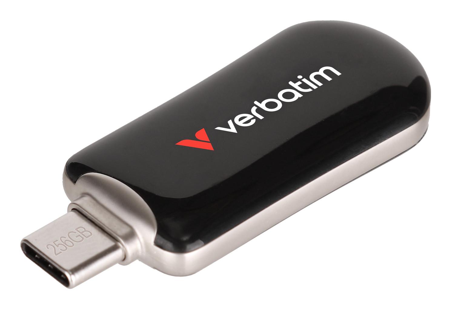 Plectra USB-C Flash Drive 256GB, Schwarz