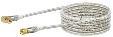 SAT Anschlusskabel (110 dB) KVCWHD50 - 90° F-Winkelstecker > F-Stecker, 3m