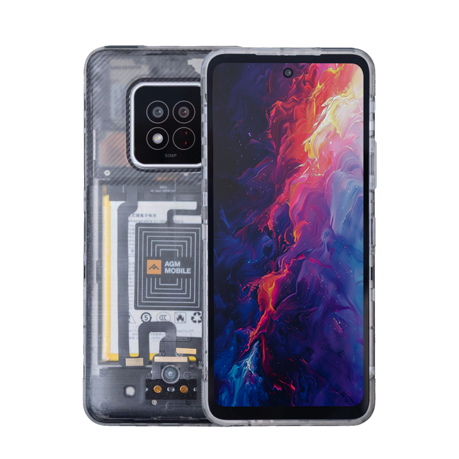 X6 Phantom 5G 8 GB + 128 GB Transparent Smartphone