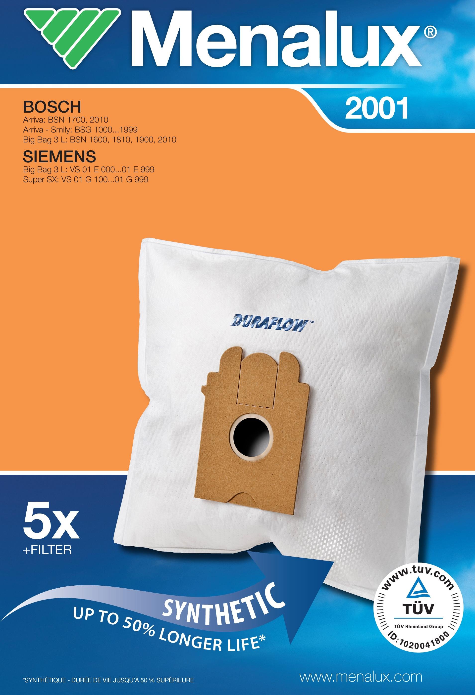 2001 Staubsaugerbeutel