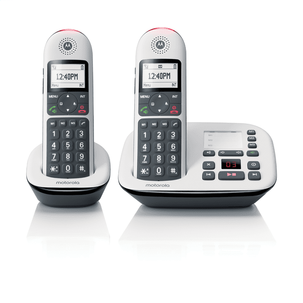 CD5012 Voice Twin, Weiß Schnurloses Telefon
