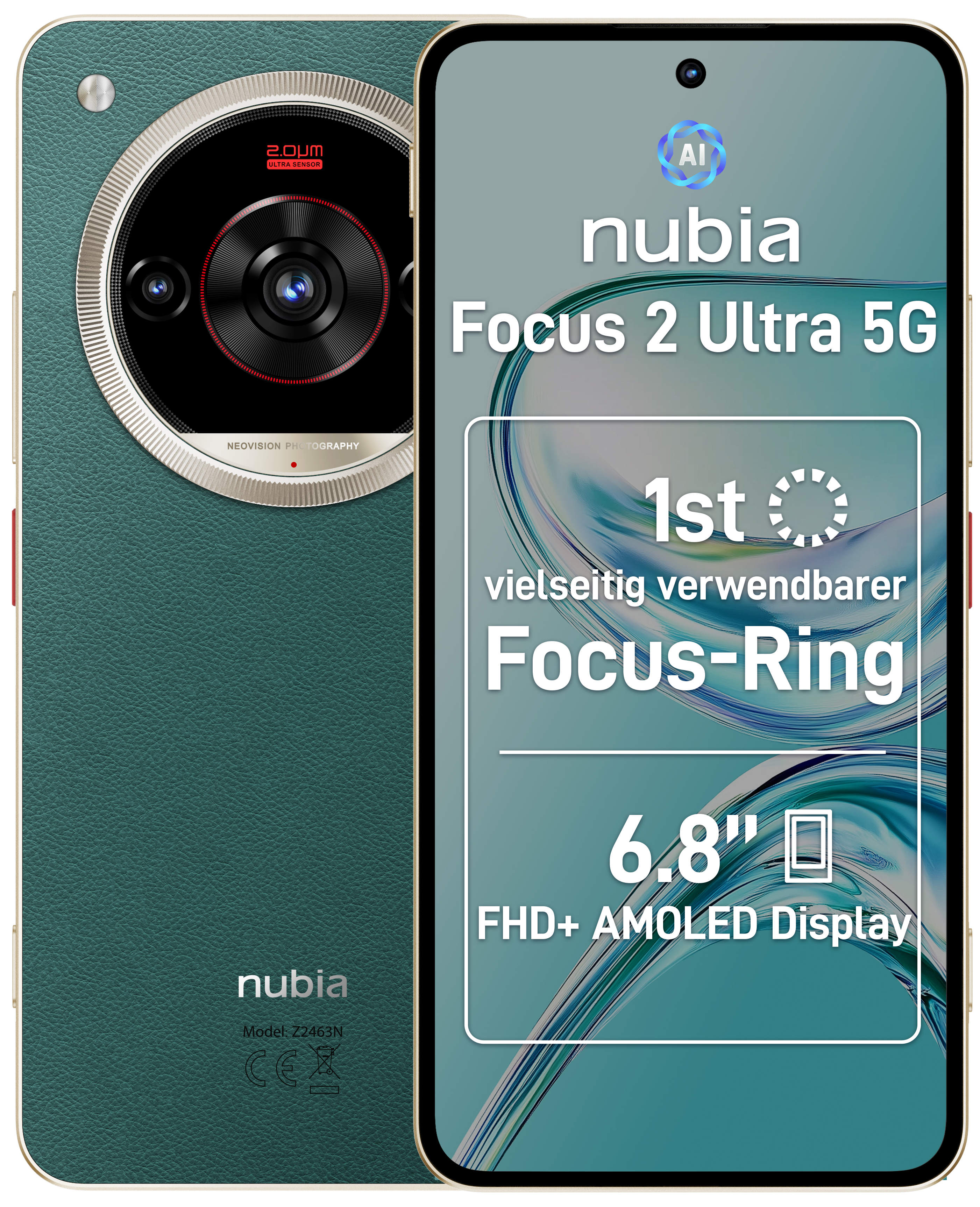 Focus 2 Ultra 5G 512GB Forest Green Smartphone