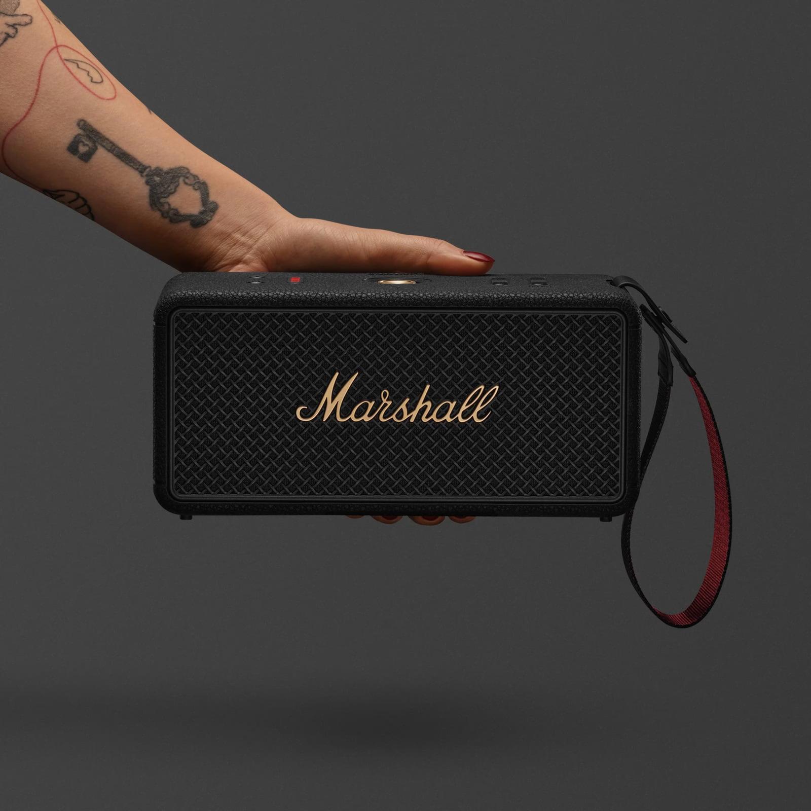 Middleton II Black and Brass Bluetooth-Lautsprecher