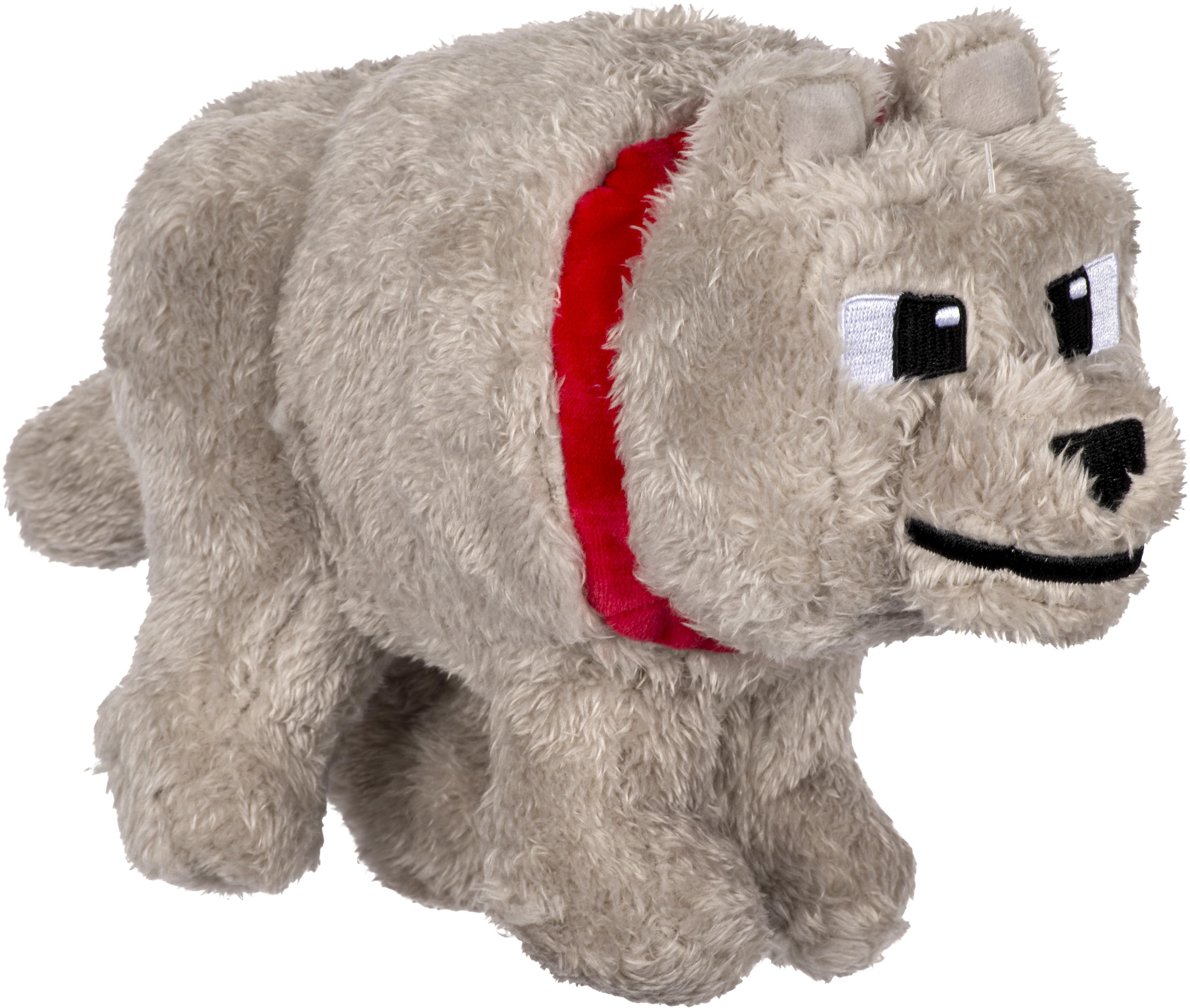 Minecraft Wolf Plüsch 20cm Kuscheltier
