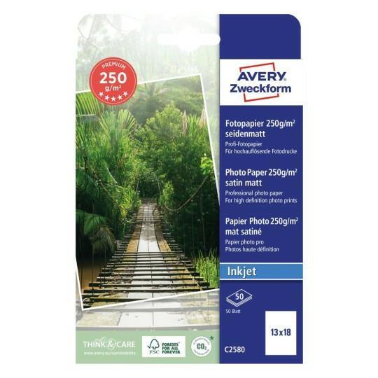 Premium Inkjet Fotopapier 13x18 250g 50 Blatt