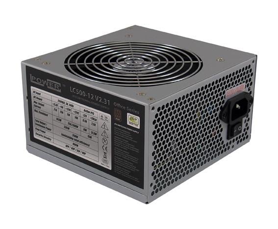 LC500-12 V2.31, Grau, Office Serie, 400 W, 80 Plus Bronze, ATX PC-Netzteil