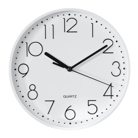 Wanduhr "PG-220", geräuscharm, Weiß (00186387)