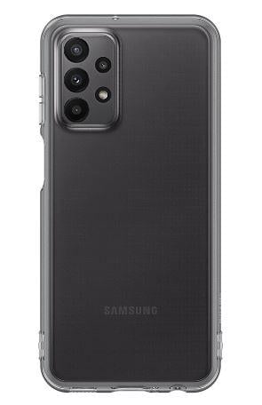 A23 5G Soft Clear Cover schwarz Handyhülle