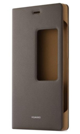 View Flip Cover für P8 braun