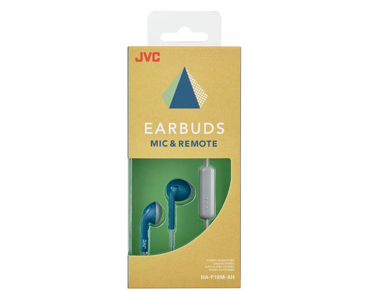 In-Ear Kopfhörer Retro Earbuds HA-F19M azur/ blaugrau