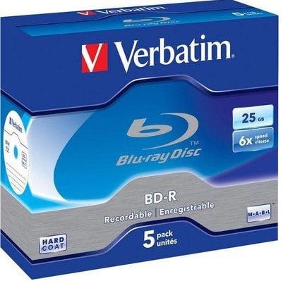BD-R SL 25GB (6x) JC 5er Blu-Ray-Rohlinge